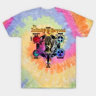 Beyond Infinite Magic Space Glove - Cosmic Psychedelic Tie Dye T-Shirt